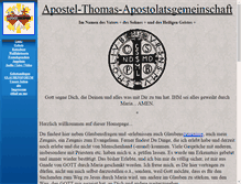 Tablet Screenshot of br-thomas-apostolat.de